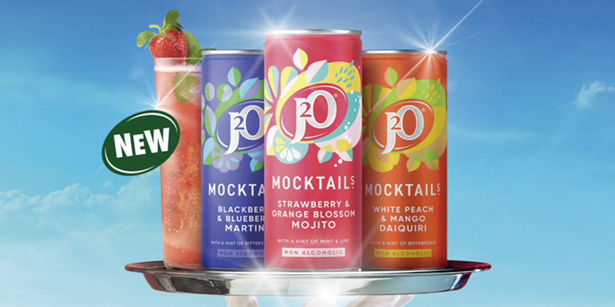 J2O expands offering with its first ready-to-drink mocktail range