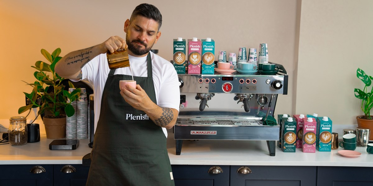 Plenish invites consumers to enjoy a free latte, free from additives at the Plenish Café
