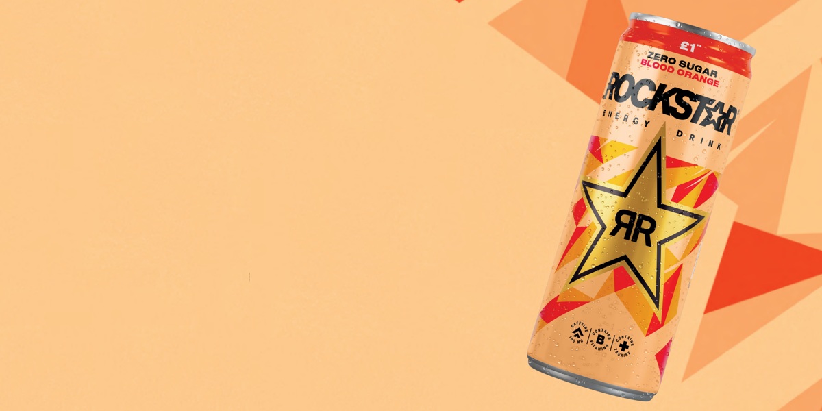 New Rockstar Blood Orange in 330ml can