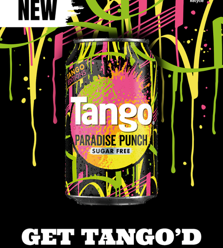 Tango welcomes bold Paradise Punch Sugar Free to its lineup