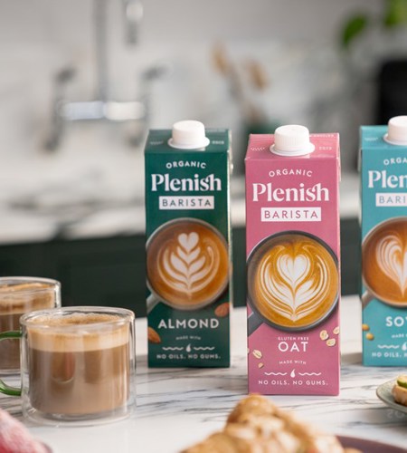 Plenish goes for industry first with the launch of UK’s only Barista M*lk range free from added oils and additives
