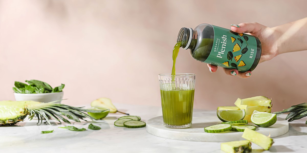 Plant-powered drinks brand Plenish launches brand new tropical green juice Rise