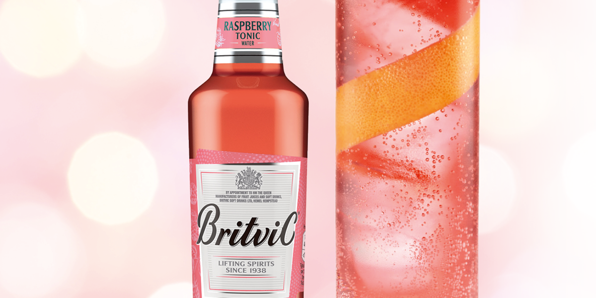 Britvic mixers introduces fruity twist with pink Raspberry Tonic