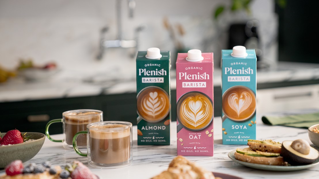 Plenish goes for industry first with the launch of  UK’s only Barista M*lk range free from added oils and additives