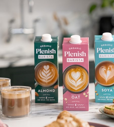 Industry first as Plenish launch UK's only Barista M*lk range free from additives