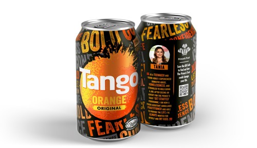 Limited Edition Tango can with The Prince's Trust