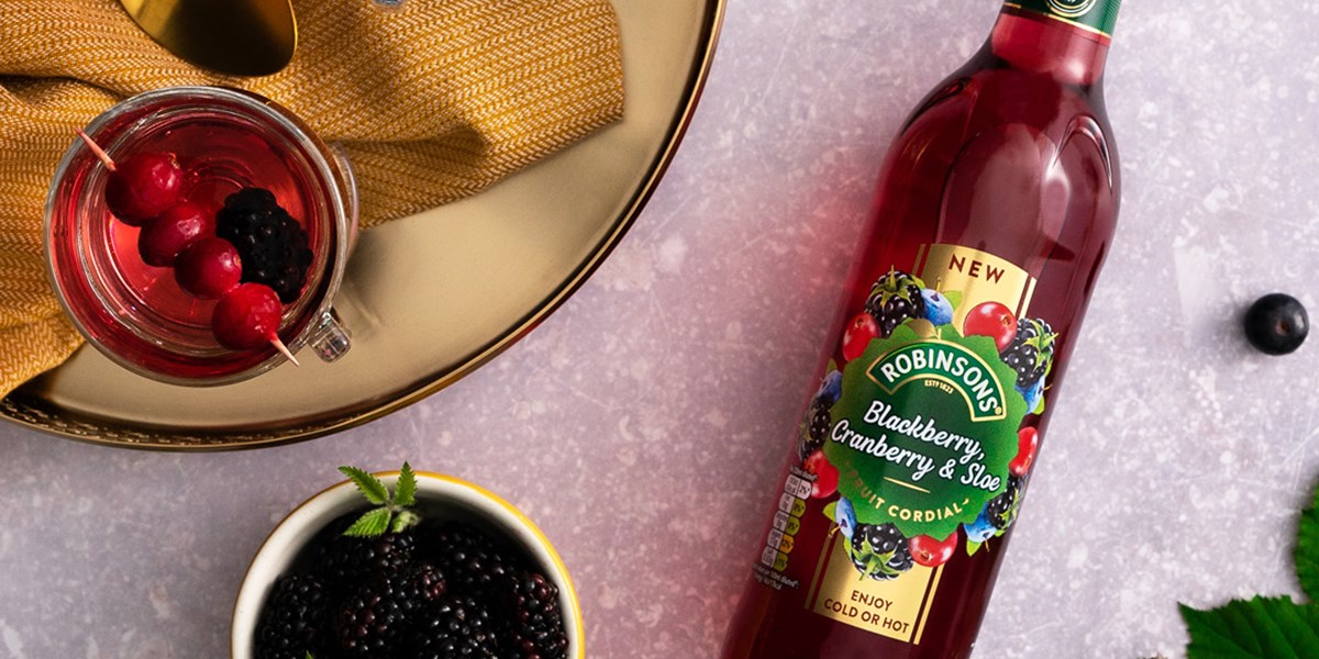 Robinsons launches new Blackberry, Cranberry & Sloe Fruit Cordial